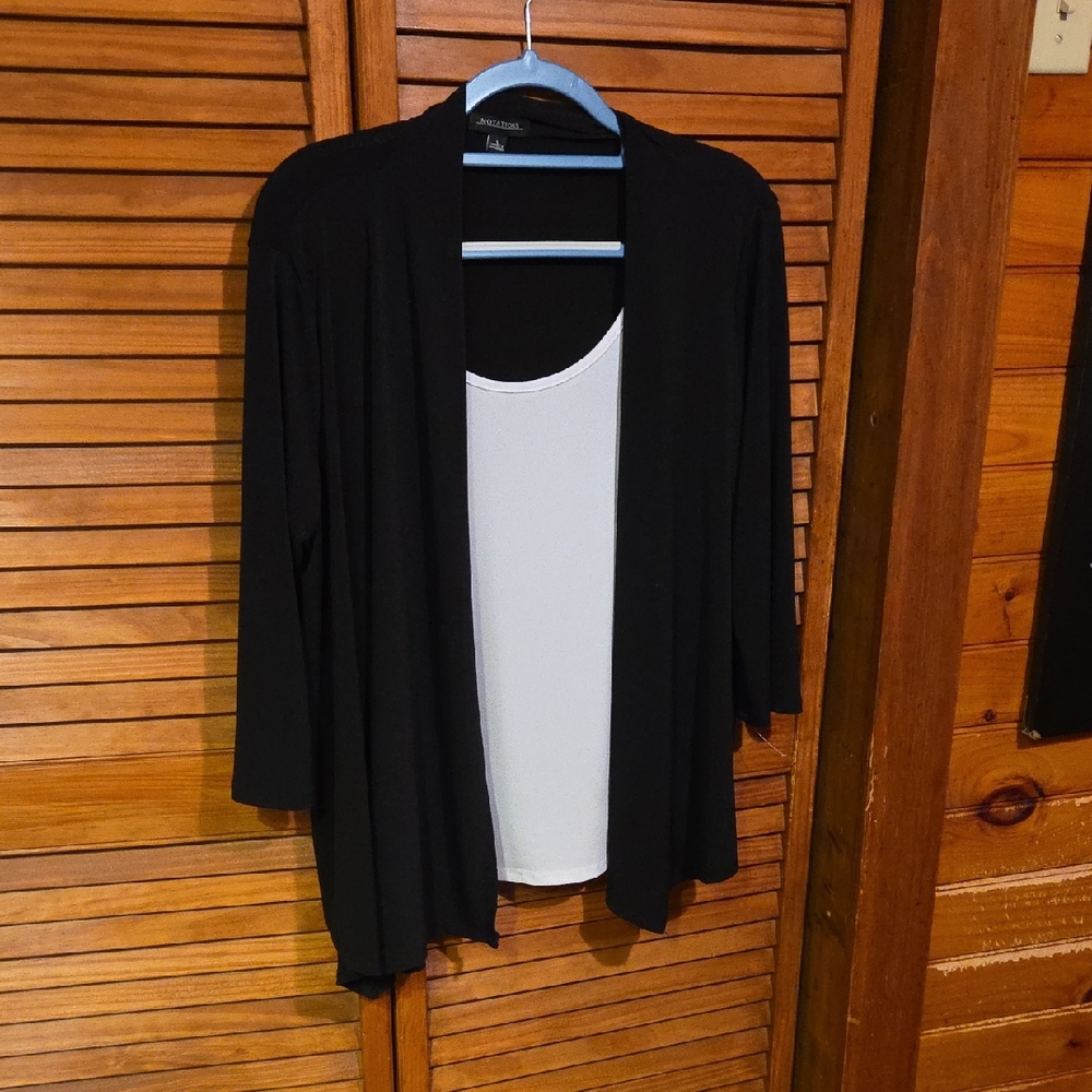 Notations Black Women's Blouse